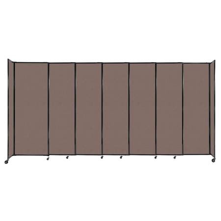 Versare StraightWall Sliding Portable Partition 15'6" x 7'6" Latte Fabric 1490713